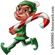 elf with candy elf with candy