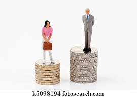 gênero, diferenças, em, salaries