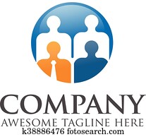 mensen, het bemannen, logo