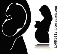pregnant woman illustration pregnant woman illustration