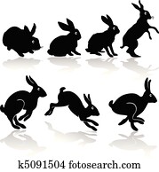 rabbit job silhouettes rabbit job silhouettes