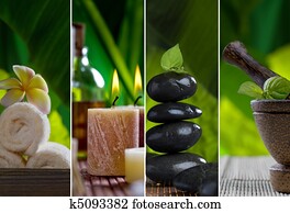 spa collage spa collage