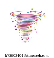 Tornado symbol vector illustration Tornado symbol vector illustration