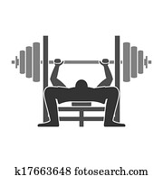 Bench Press Icon Bench Press Icon