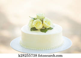 casamento branco, bolo