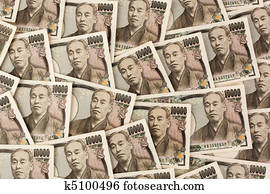 Japanese yen notes. Money from Japan Japanese yen notes. Money from Japan