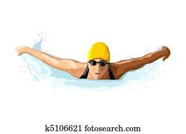 lady swimmer lady swimmer