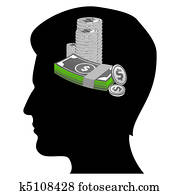 money minded businessman