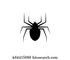 Spider logo template Spider logo template