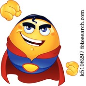 Super hero emoticon Super hero emoticon