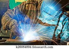 welder at factory workshop welder at factory workshop