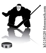 hockey goalie hockey goalie