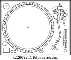 outline vinyl turntable outline vinyl turntable