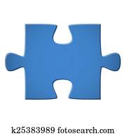 Puzzle piece blue Puzzle piece blue