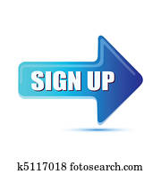sign up arrow sign up arrow