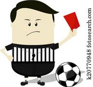 soccer referee showing red card soccer referee showing red card