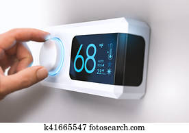Thermostat, Home Energy Saving Thermostat, Home Energy Saving