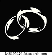 wedding ring vector