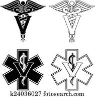 וטרינאר, סמלים רפואיים