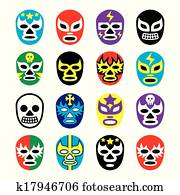 Lucha libre mexican wrestling masks Lucha libre mexican wrestling masks