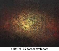 Old red texture with gold scuffed. Design template