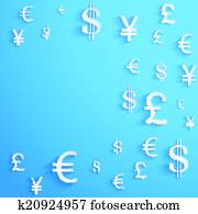 ビジネス, 背景, ∥で∥, お金の通貨, シンボル