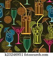 Cocktails background Cocktails background