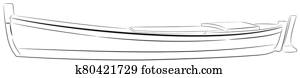 Illustration of old boat Illustration of old boat