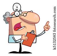 älterer mann, doktor