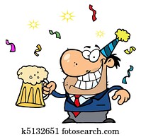 איש עסקים, לחגוג, במפלגה