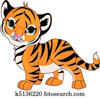 ללכת, תינוק, tiger