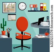 Business workplace with office things, equipment, objects. Business workplace with office things, equipment, objects.