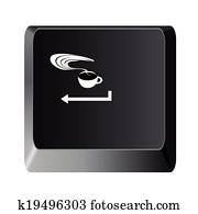 button to enter the coffee relax button to enter the coffee relax