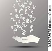 concept of money. concept of money.