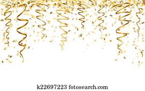 falling gold confetti falling gold confetti