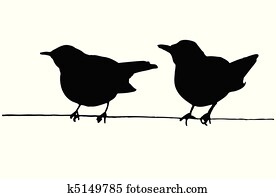 two birds on the wire two birds on the wire