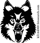 Wolf illustration Wolf illustration