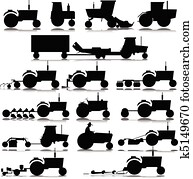 טרקטור, וקטור, צלליות