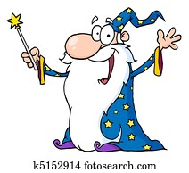 Jolly Old Wizard In A Star Robe Jolly Old Wizard In A Star Robe