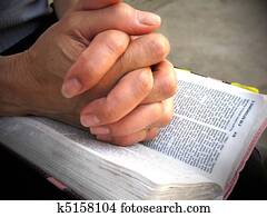 Praying hands bible Praying hands bible