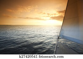 Seascape, summertime saturated colorful theme