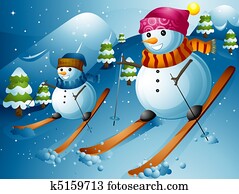 איש שלג, גלוש