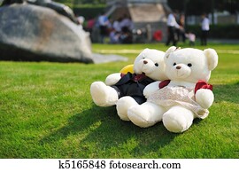 dos, ositos de peluche