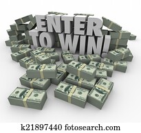 Enter to Win 3d Words Cash Money Stacks Contest Raffle Lottery Enter to Win 3d Words Cash Money Stacks Contest Raffle Lottery