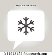snowflake vector icon snowflake vector icon