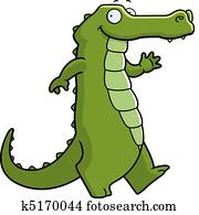 Alligator Walking Alligator Walking
