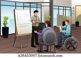 Businessman Meeting in Office