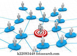 geschäftsmenschen, networking