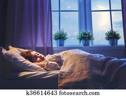 girl sleeping in the bed girl sleeping in the bed