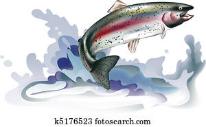 Jumping trout Jumping trout